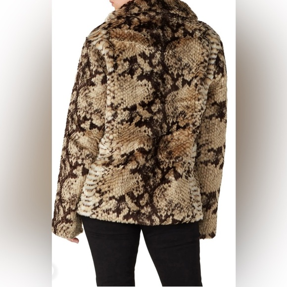 Unreal Fur Fame Faux Fur Brown Jacket - Picture 4 of 13